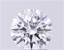 Lab Grown Diamond 1.21 Carats, Round with Ideal Cut, D Color, VVS2 Clarity and Certified by IGI
