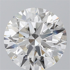 Picture of Lab Grown Diamond 5.38 Carats, Round with Ideal Cut, H Color, VS1 Clarity and Certified by IGI