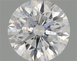 Picture of Natural Diamond 0.70 Carats, Round with Excellent Cut, D Color, I1 Clarity and Certified by GIA