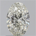 Diamante Natural 0.70 quilates, Ovalado , Color I, claridad VVS2 y certificado IGI