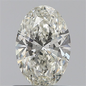 Picture of Natural Diamond 0.70 Carats, Oval with  Cut, I Color, VVS2 Clarity and Certified by IGI