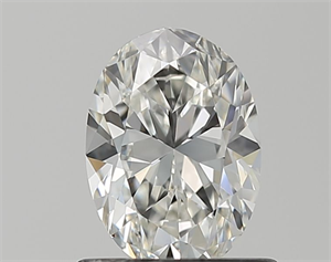 Foto Diamante Natural 0.80 quilates, Ovalado , Color G, claridad VVS1 y certificado GIA de