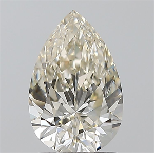 Picture of Natural Diamond 1.50 Carats, Pear with  Cut, L Color, VS2 Clarity and Certified by GIA
