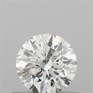 Picture of Natural Diamond 0.40 Carats, Round with Excellent Cut, F Color, SI2 Clarity and Certified by IGI
