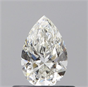 Diamante Natural 0.46 quilates, De pera , Color G, claridad VVS1 y certificado GIA