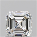 Diamante Natural 0.90 quilates, Asscher , Color I, claridad VS1 y certificado GIA