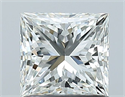 Natural Diamond 1.05 Carats, Princess with  Cut, I Color, VS2 Clarity and Certified by GIA