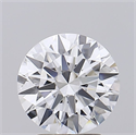 Lab Grown Diamond 2.70 Carats, Round with Excellent Cut, E Color, IF Clarity and Certified by IGI