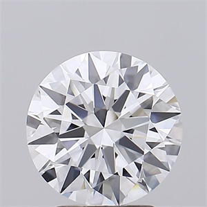 Picture of Lab Grown Diamond 2.70 Carats, Round with Excellent Cut, E Color, IF Clarity and Certified by IGI