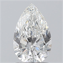 Diamante Natural 1.01 quilates, De pera , Color F, claridad IF y certificado GIA