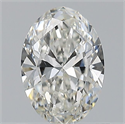 Natural Diamond 0.70 Carats, Oval with  Cut, G Color, VS1 Clarity and Certified by GIA