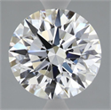 Lab Grown Diamond 2.59 Carats, Round with Ideal Cut, D Color, VVS2 Clarity and Certified by IGI