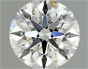 Diamante Natural 0.43 quilates, Redondo , Color F, claridad VVS2 y certificado GIA