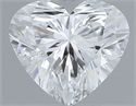 Natural Diamond 0.36 Carats, Heart with  Cut, E Color, VVS1 Clarity and Certified by GIA