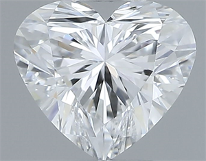 Picture of Natural Diamond 0.36 Carats, Heart with  Cut, E Color, VVS1 Clarity and Certified by GIA