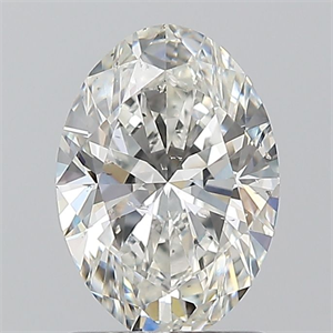 Picture of Natural Diamond 1.20 Carats, Oval with  Cut, H Color, SI1 Clarity and Certified by GIA