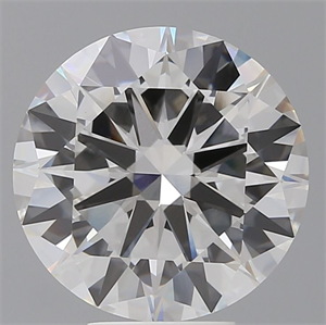 Picture of Lab Grown Diamond 6.10 Carats, Round with Excellent Cut, E Color, VVS2 Clarity and Certified by IGI