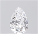 Diamante Natural 0.52 quilates, De pera , Color D, claridad VS1 y certificado GIA