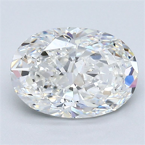 Picture of Natural Diamond 2.01 Carats, Oval with  Cut, F Color, VS1 Clarity and Certified by GIA