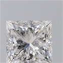 Natural Diamond 1.52 Carats, Princess with  Cut, E Color, SI2 Clarity and Certified by GIA