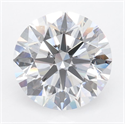 Lab Grown Diamond 2.25 Carats, Round with Ideal Cut, D Color, IF Clarity and Certified by IGI