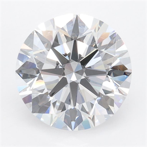 Picture of Lab Grown Diamond 2.25 Carats, Round with Ideal Cut, D Color, IF Clarity and Certified by IGI