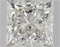 Natural Diamond 1.90 Carats, Princess with  Cut, I Color, VS1 Clarity and Certified by GIA