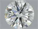 Natural Diamond 0.52 Carats, Round with Excellent Cut, H Color, VS2 Clarity and Certified by GIA