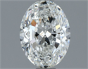Natural Diamond 1.30 Carats, Oval with  Cut, G Color, VVS2 Clarity and Certified by GIA