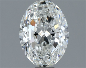 Picture of Natural Diamond 1.30 Carats, Oval with  Cut, G Color, VVS2 Clarity and Certified by GIA
