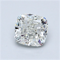 Diamante Natural 1.00 quilates, Del cojín , Color I, claridad VVS2 y certificado GIA
