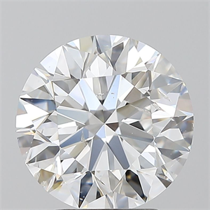 Foto Diamante Natural 3.01 quilates, Redondo , Color E, claridad SI2 y certificado GIA de