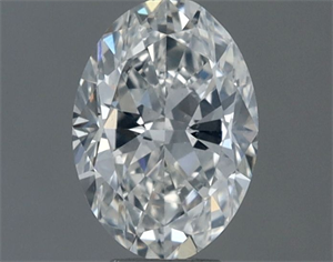 Picture of Natural Diamond 0.50 Carats, Oval with  Cut, G Color, SI1 Clarity and Certified by GIA