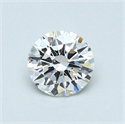 Diamante Natural 0.51 quilates, Redondo , Color E, claridad SI1 y certificado GIA