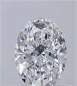 Diamante Natural 0.51 quilates, Ovalado , Color E, claridad VVS2 y certificado GIA
