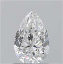 Diamante Natural 1.01 quilates, De pera , Color F, claridad SI1 y certificado GIA