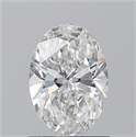 Natural Diamond 1.01 Carats, Oval with  Cut, F Color, SI2 Clarity and Certified by GIA