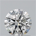 Diamante Natural 0.70 quilates, Redondo , Color H, claridad SI1 y certificado GIA