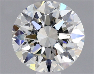 Picture of Natural Diamond 0.70 Carats, Round with Excellent Cut, I Color, SI2 Clarity and Certified by GIA