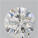 Natural Diamond 1.01 Carats, Round with Excellent Cut, J Color, SI1 Clarity and Certified by GIA