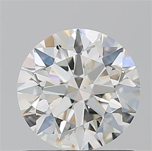 Picture of Natural Diamond 1.01 Carats, Round with Excellent Cut, J Color, SI1 Clarity and Certified by GIA