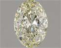 Natural Diamond 1.50 Carats, Oval with  Cut, M Color, VS2 Clarity and Certified by GIA