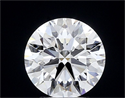 Lab Grown Diamond 1.00 Carats, Round with Excellent Cut, E Color, VVS2 Clarity and Certified by IGI