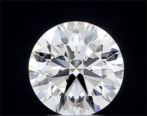 Picture of Lab Grown Diamond 1.00 Carats, Round with Excellent Cut, E Color, VVS2 Clarity and Certified by IGI