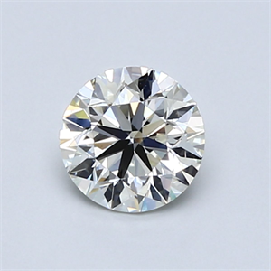 Picture of Natural Diamond 0.80 Carats, Round with Very Good Cut, K Color, VVS2 Clarity and Certified by GIA