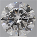 Lab Grown Diamond 5.51 Carats, Round with Excellent Cut, F Color, VVS2 Clarity and Certified by IGI