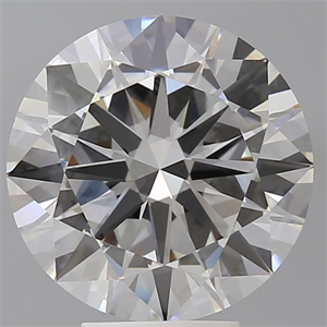 Picture of Lab Grown Diamond 5.51 Carats, Round with Excellent Cut, F Color, VVS2 Clarity and Certified by IGI