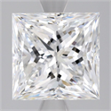Natural Diamond 2.26 Carats, Princess with  Cut, F Color, VS2 Clarity and Certified by GIA