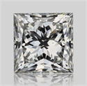 Natural Diamond 1.01 Carats, Princess with  Cut, H Color, VS1 Clarity and Certified by GIA