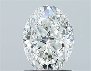 Foto Diamante Natural 1.00 quilates, Ovalado , Color G, claridad VS1 y certificado GIA de